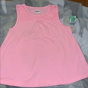 Girls pink tank top